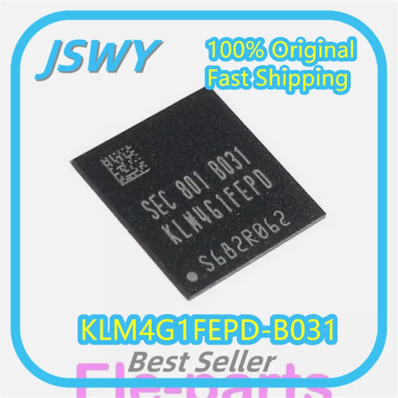 (1/15 piece) KLM4G1FEPD-B031 BGA153 5.0 4G Chip IC Memory 100% Brand New Fast Shipping
