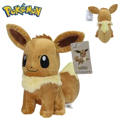 27cm originale Pokemon peluche Eevee morbido peluche giocattoli Kawaii Anime bambole regalo di compleanno per i bambini