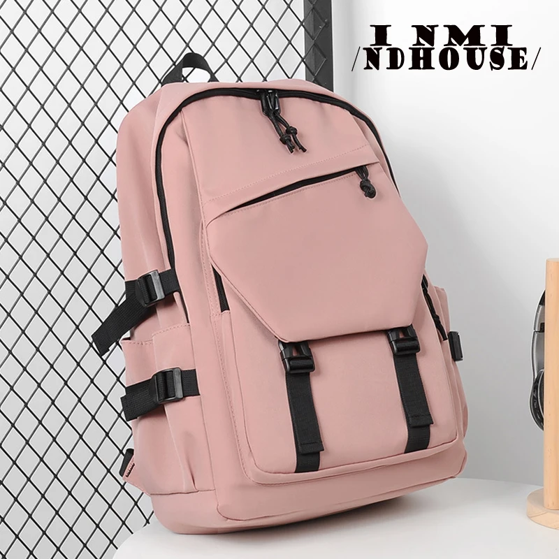 New Female Fashion Lady High Capacity Waterproof College Backpack Trendy Girls Laptop School Bags Cute Girl Travel Book Bag