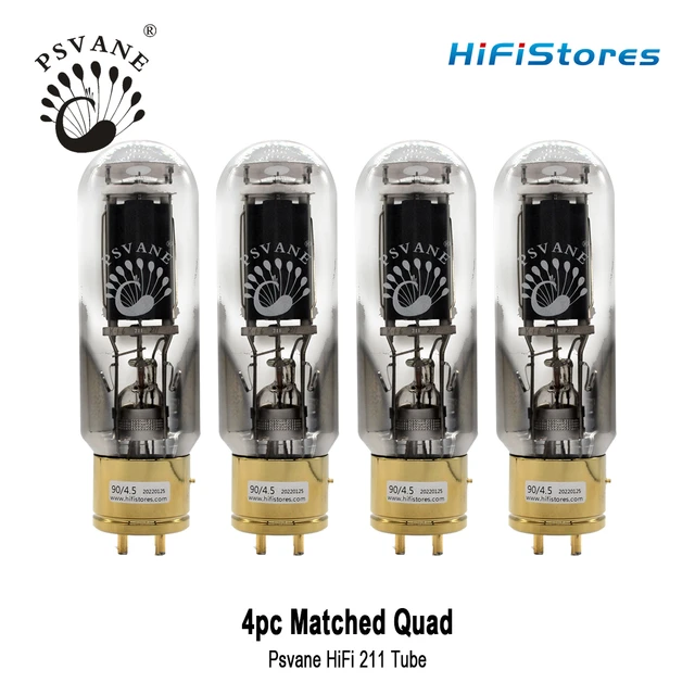 PSVANE 211 Vacuum Tube Audio Electronic Tubes Valve Golden Base Matched  Amplifier Repalce GV Shuguang Fullmuisc GE VT4C 211-T - AliExpress