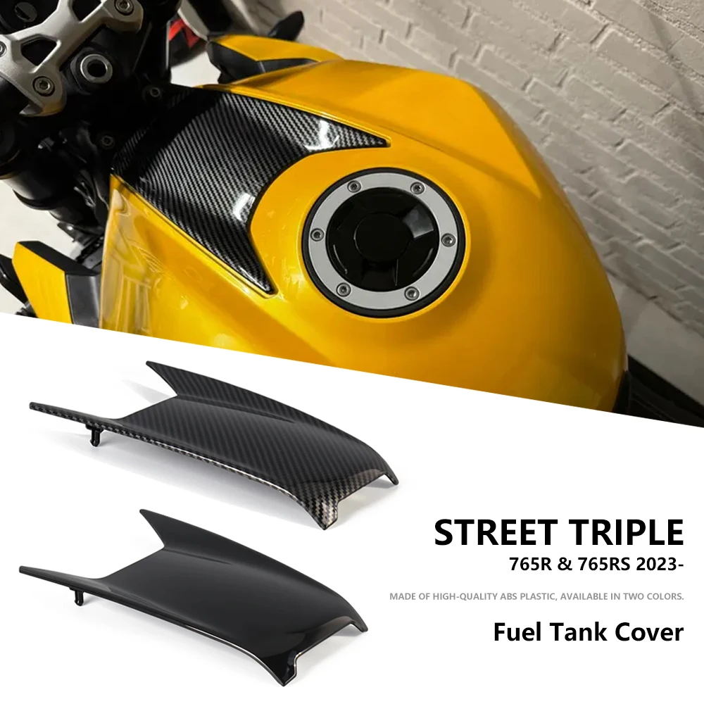 

New For Street Triple 765 R RS 765R 765RS Moto2 2023 2024 Motorcycle Fuel Tank Air Box Front Upper Cover Fairing Cowl Spoiler