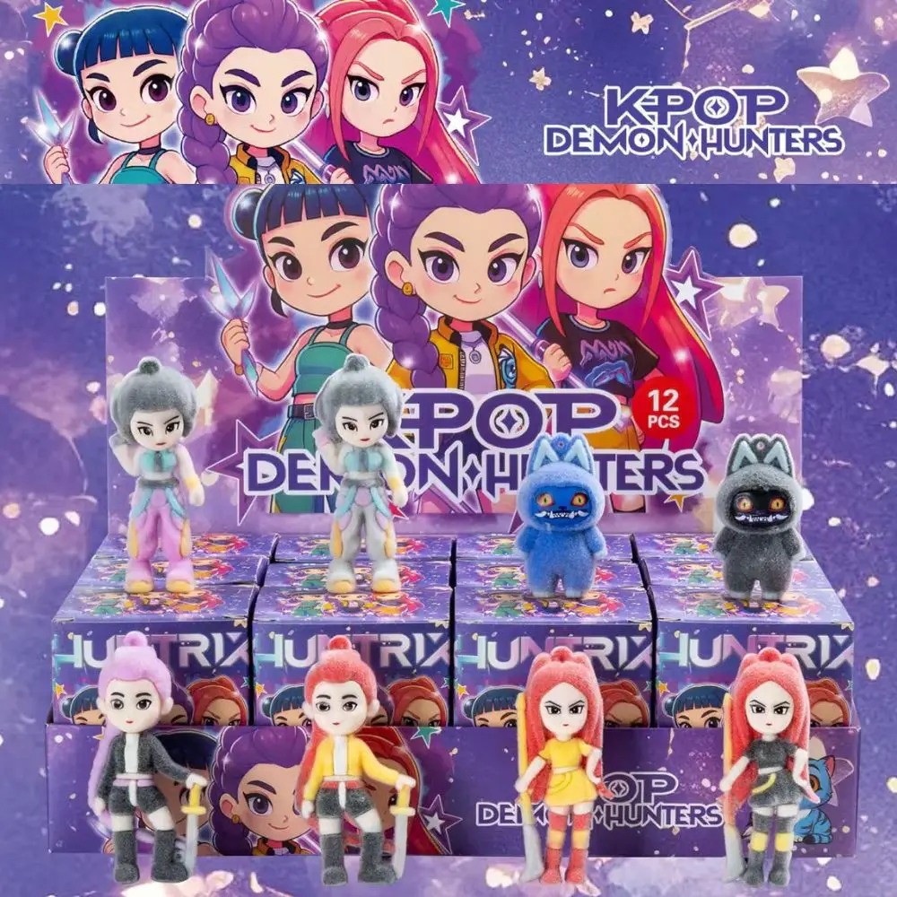 2026 New Blind Box Anime KPop Demon Hunters Girl Group RUMI MIRA ZOEY 12Pcs Random Figure Action Pvc Models Toy Ornaments Gifts