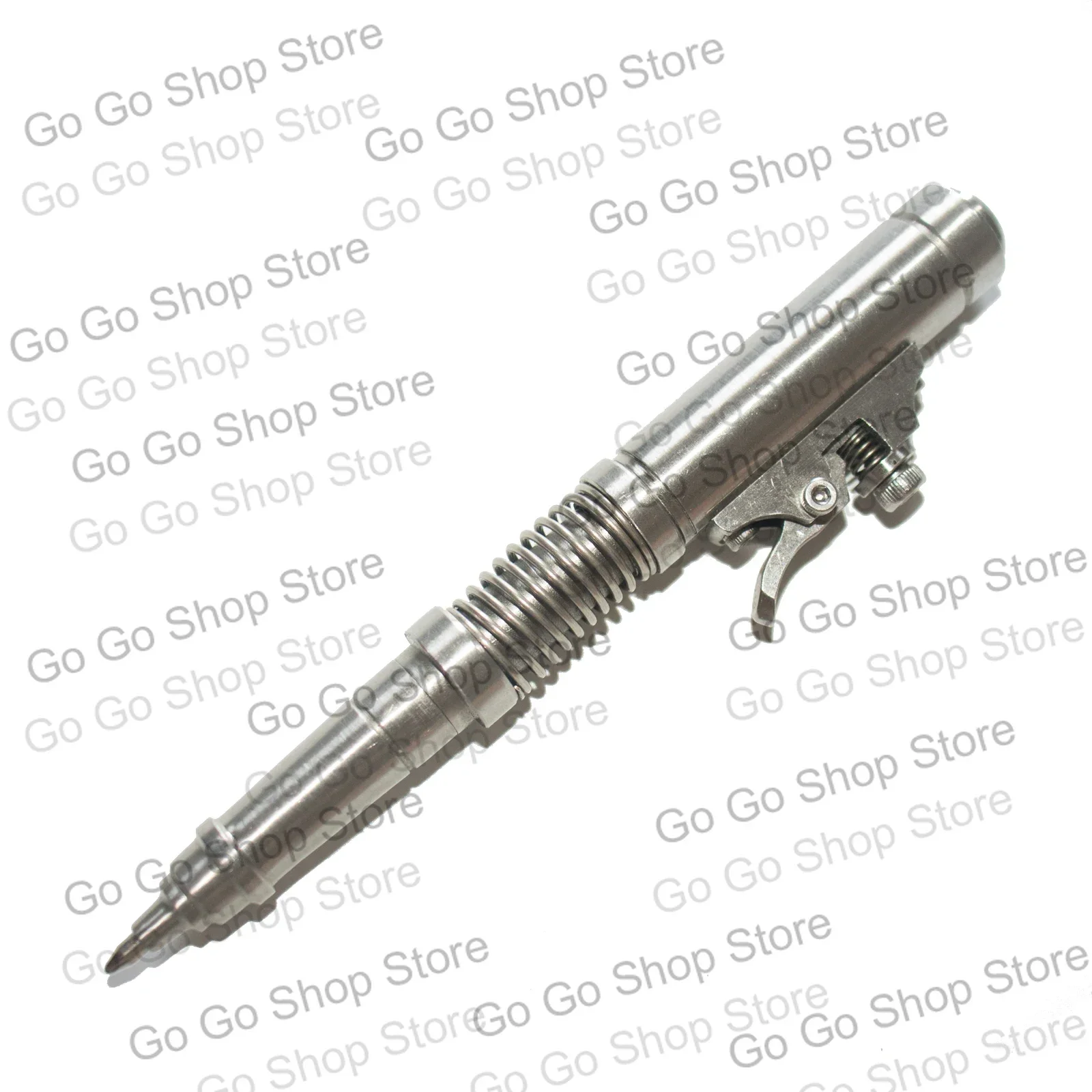 Suitable for Ballpoint Pens, Stainless Steel Click Caps, Outdoor Writing Tools with Replaceable Refillable Business Pockets