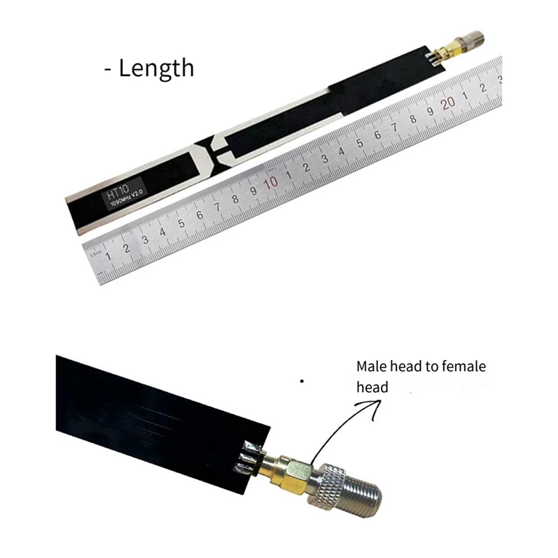 HT10 Active Antenna 1090Mhz ADS-B Antenna Gain 2.0Dbi For Broadcasting Radar Satellite Communications