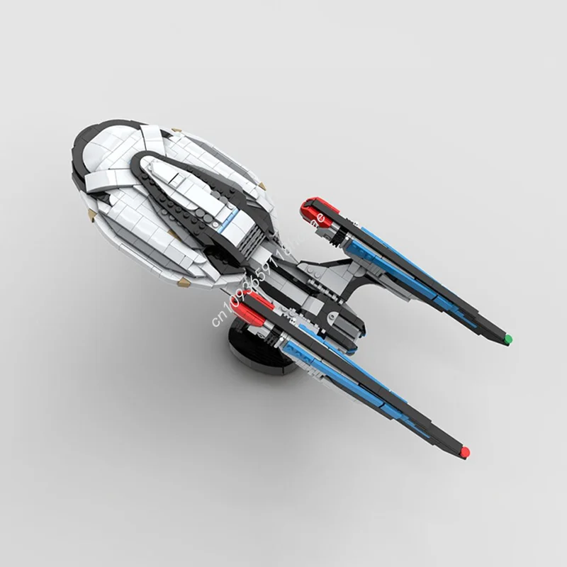 

Набор для сборки модели космического корабля USS Enterprise Star Trek Online/Picard, 1051 деталь, серия MOC Space, конструктор, креативная игрушка, подарок