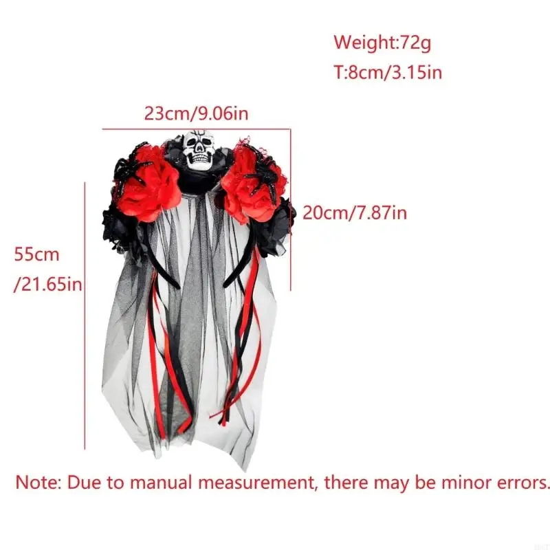 Trẻ Halloween Hairband Keathable Lưới vải vải phụ kiện trang phục phụ kiện