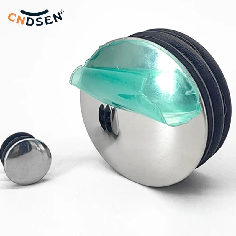 Stainless steel Screw Caps Pipe Plug Dia 16-60mm Round Furniture Table Foot Tip Chairs Legs Pad Protector Cover Tube End Cap
