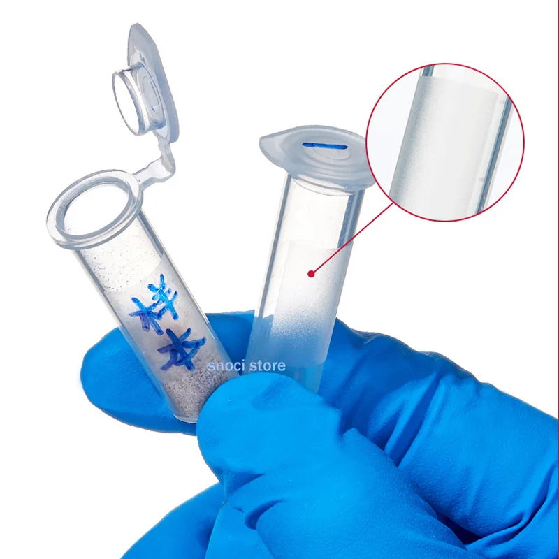 2ml test tube tissue grinding tube with cover wall can be sterilized at high temperature and high pressure for 500Pcs