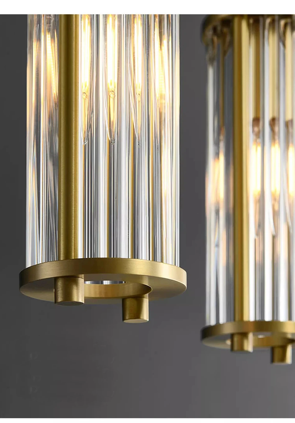 Modern Chandelier Luxury Light   Minimalist Atmosphere Bedroom Dining Room Living Room Large Lamp Loft Fixtures Leather Lamp