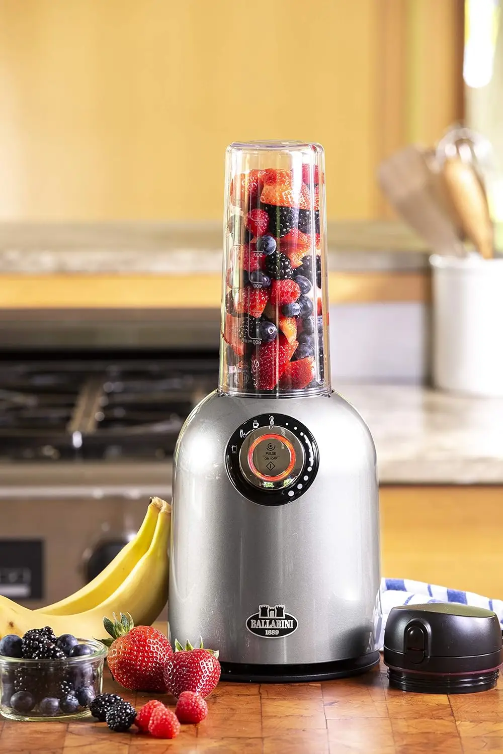 เครื่องปั่นแบบตั้งโต๊ะ Tesoro - สีเทาเมทัลลิก ผลิตในอิตาลี