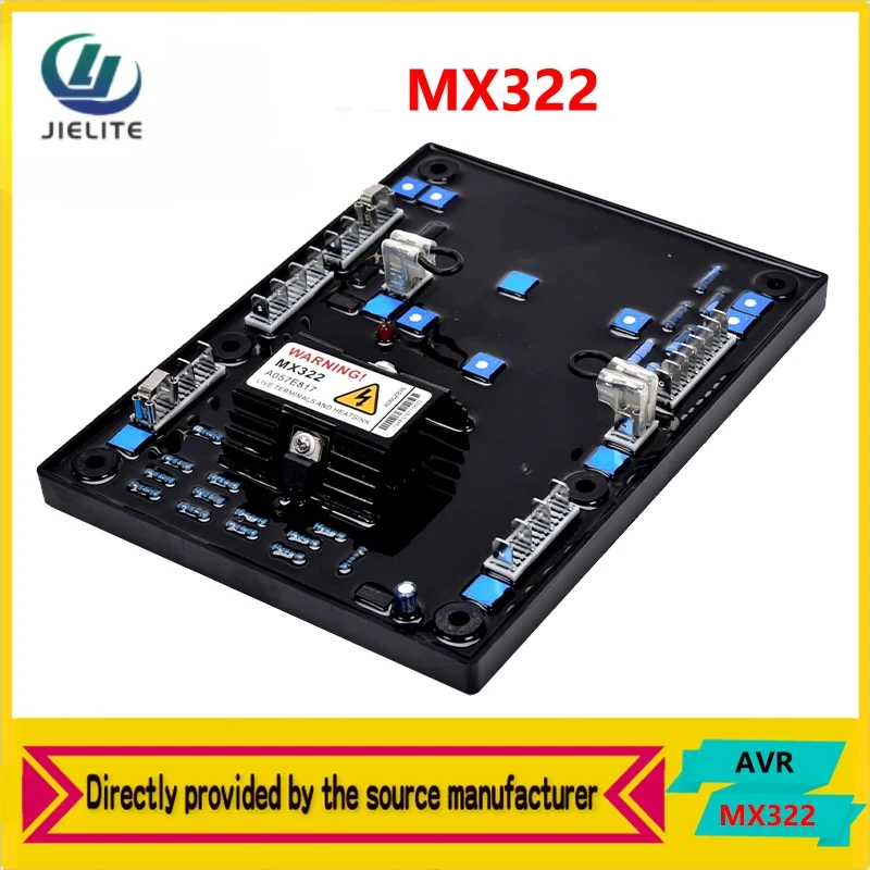 MX322 AVR Brushless Generator Automatic Voltage Regulator Stabilizer Board Replacement Spare Parts For Brushless Generator Set