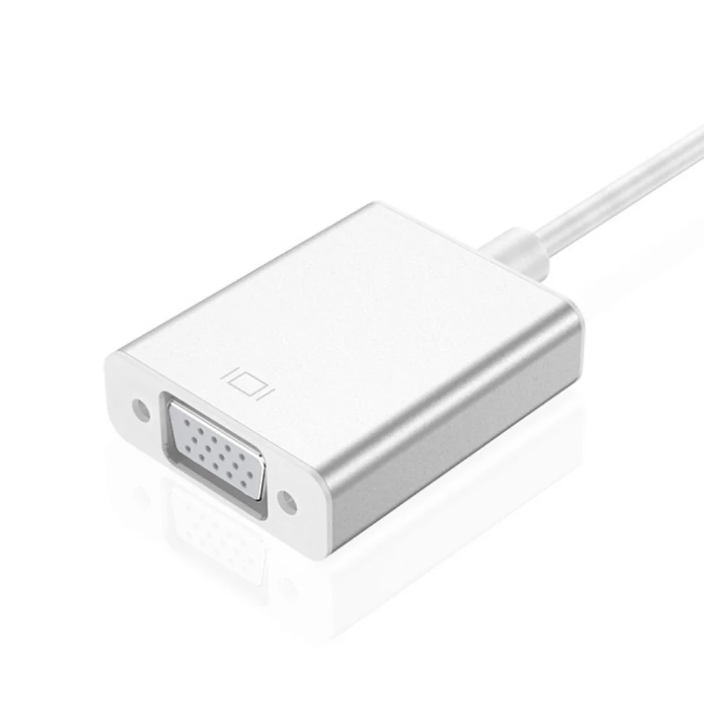 Kabel adapter USB-C na VGA USB 3.1 Typ C żeński konwerter VGA do laptopa, odwracany, Plug & Play, z możliwością wymiany podczas pracy