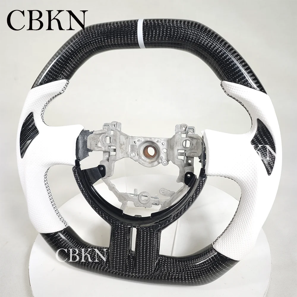 3K Bright Carbon Steering Wheel for Toyota 86 BRZ 2012-2016  Direct Fit  Non Slip Grip  100% Carbon Fiber JDM style
