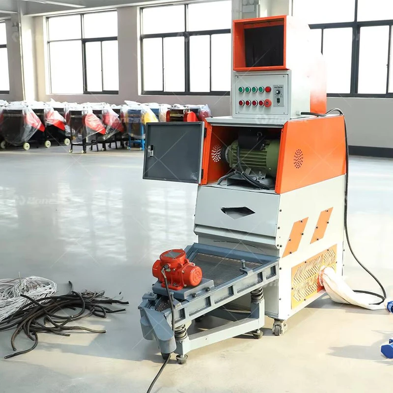 Miniature Recycling Machine, Small Granulator, Used For Waste Wire Cable Separation And Copper Particle Recovery