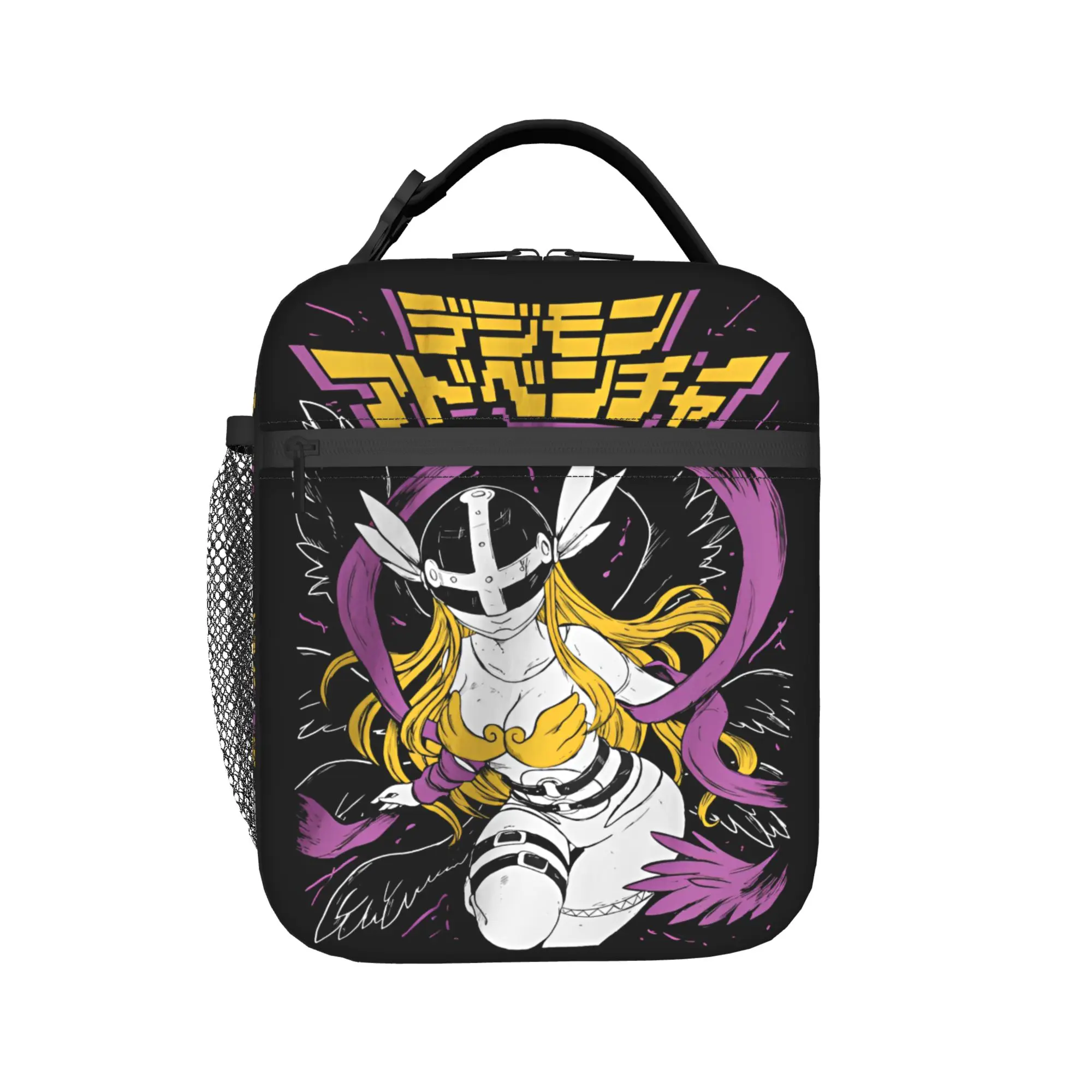 

Digital monster Digimon anime Accessories Insulated Lunch Bag For Outdoor Food Storage Bag Portable Cooler Thermal Lunch Boxes