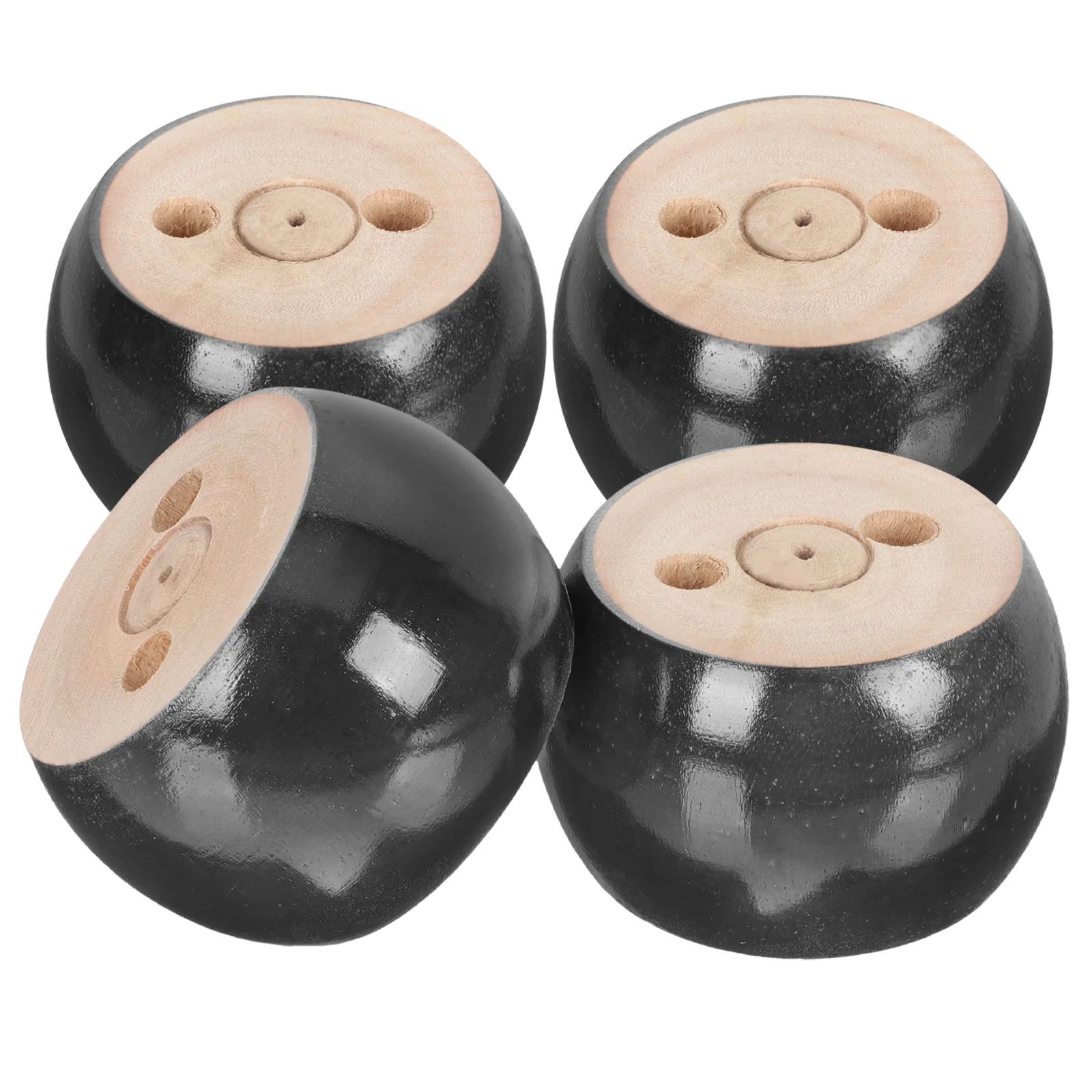 

4Pcs Round Wood Furniture Legs for Sofa Table Cabinet Replacement Feet Sturdy Wooden Legs Home Office Furniture Upgrade Modern