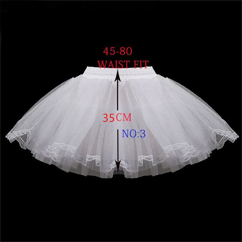 Little Girls Tutu Skirts 3 Layer Lace  Fluffy Tulle Princess Ball Gown Pettiskirt Ballet Dance Kids Party/birthday Skirt image 4