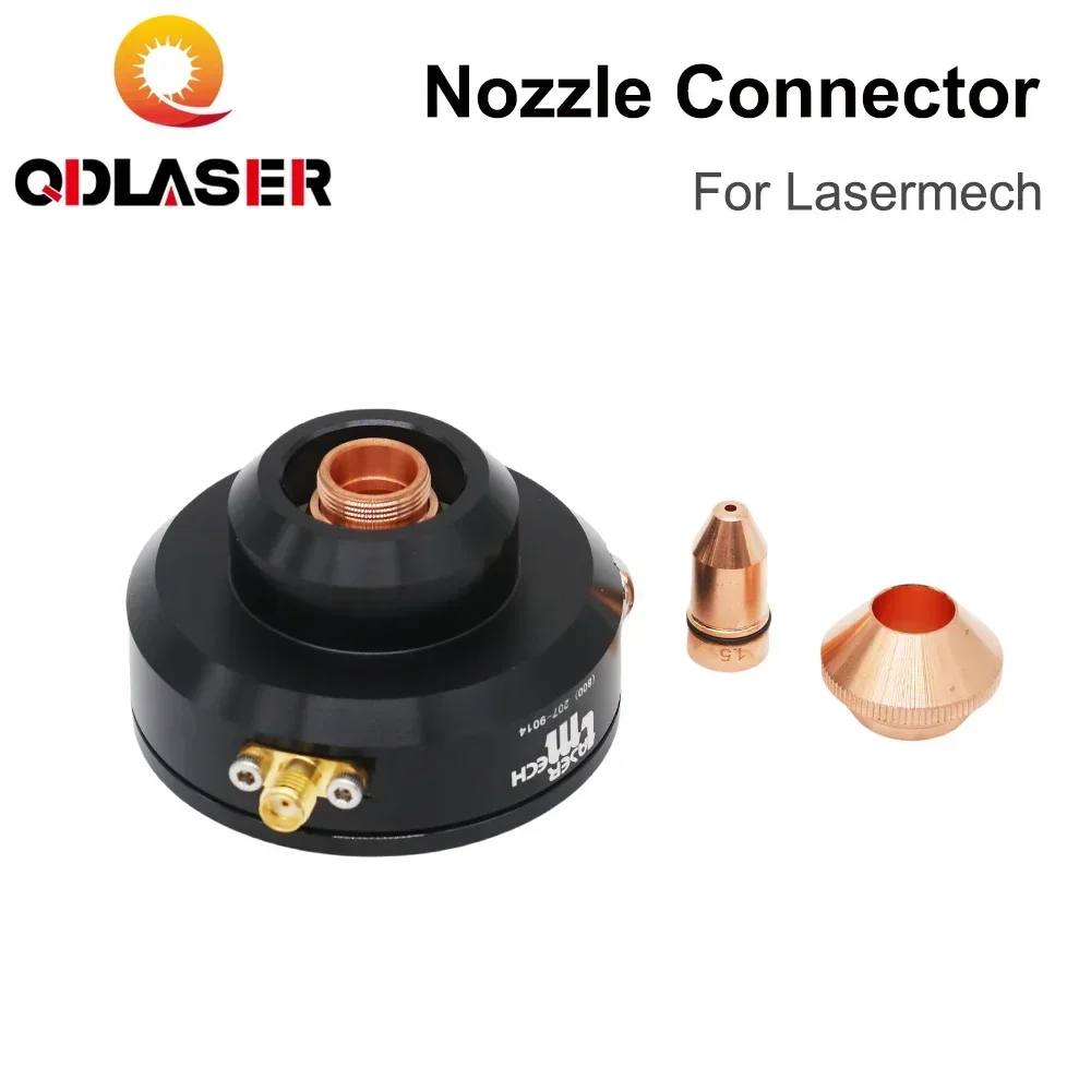 QDLASER Original Nozzle Connector Shielded Tip Sensor for Lasermech Fiber Laser Cutting Head Capacitive Ceramic Parts