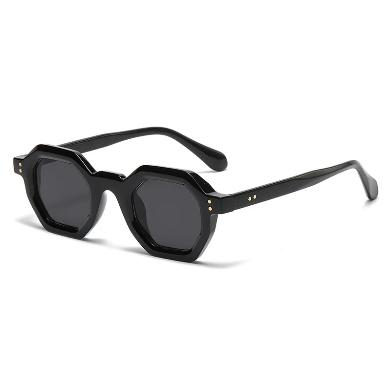 Neue polygonale Sonnenbrille für Männer und Frauen im gleichen Stil, Outdoor-Radsport-Sonnenschutz in konkaver Form