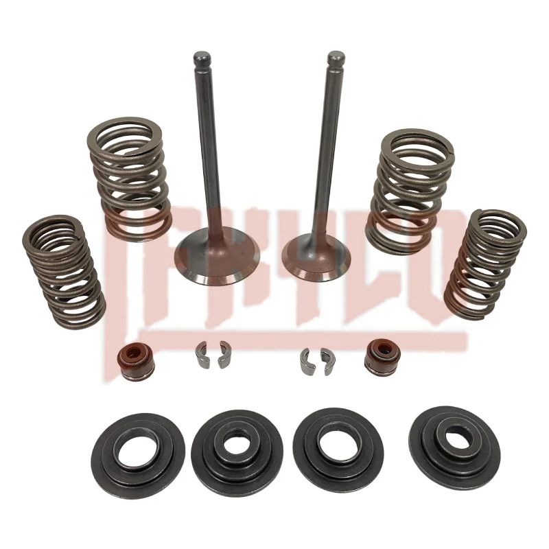 

Motorcycle Exhaust Valves Inlet Intake Stem Seal Spring Kit For Honda Rancher 350 TRX350FE TRX350FM 4x4 TRX350TE 2x4 2000-2006