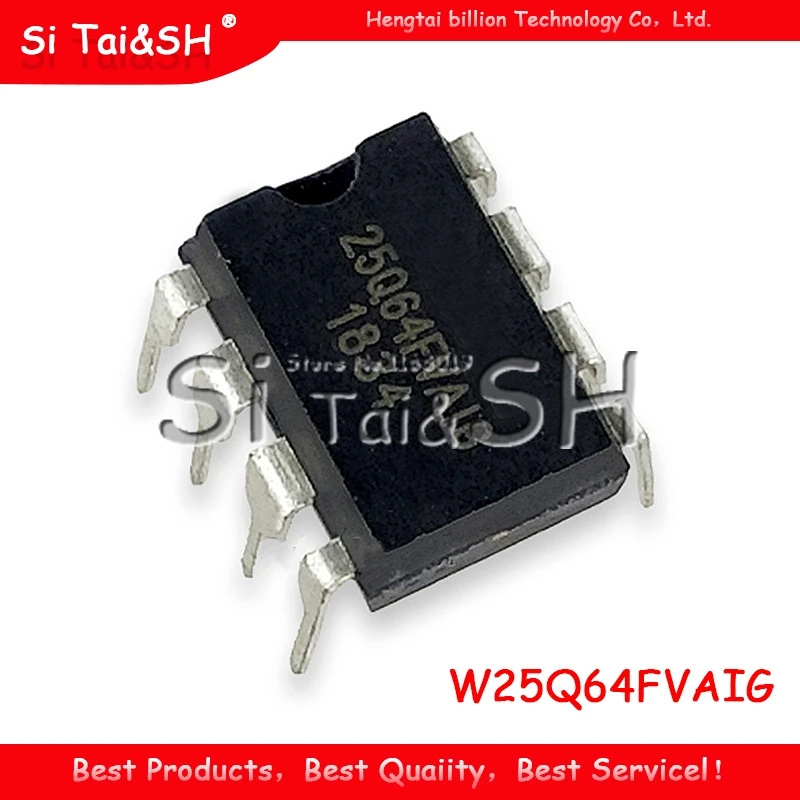 5PCS W25Q64FVAIG W25Q64BVAIG W25Q64 25Q64FV   Waterproof shell