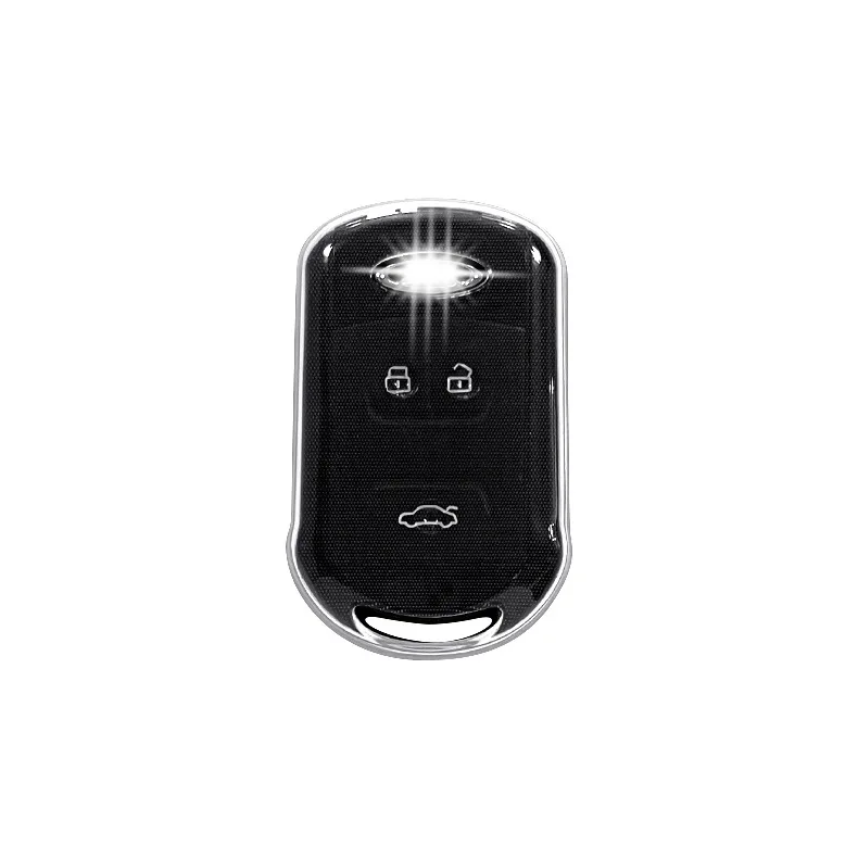 

Suitable for Chery car key case, Chery Tiggo car key shell, silicone transparent all inclusive TPU