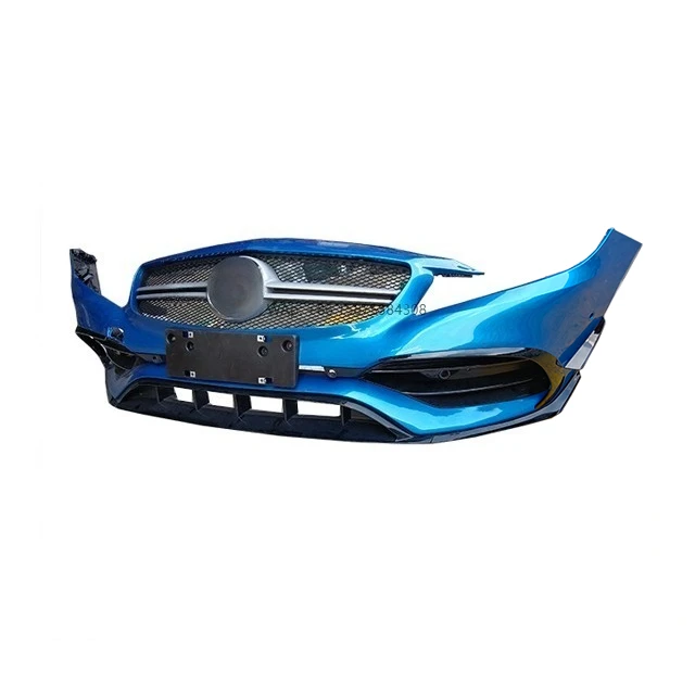 

For 2015-2018 a Class W176 the Complete Front Bumper Including the Grill Grille and Bumper Assembly