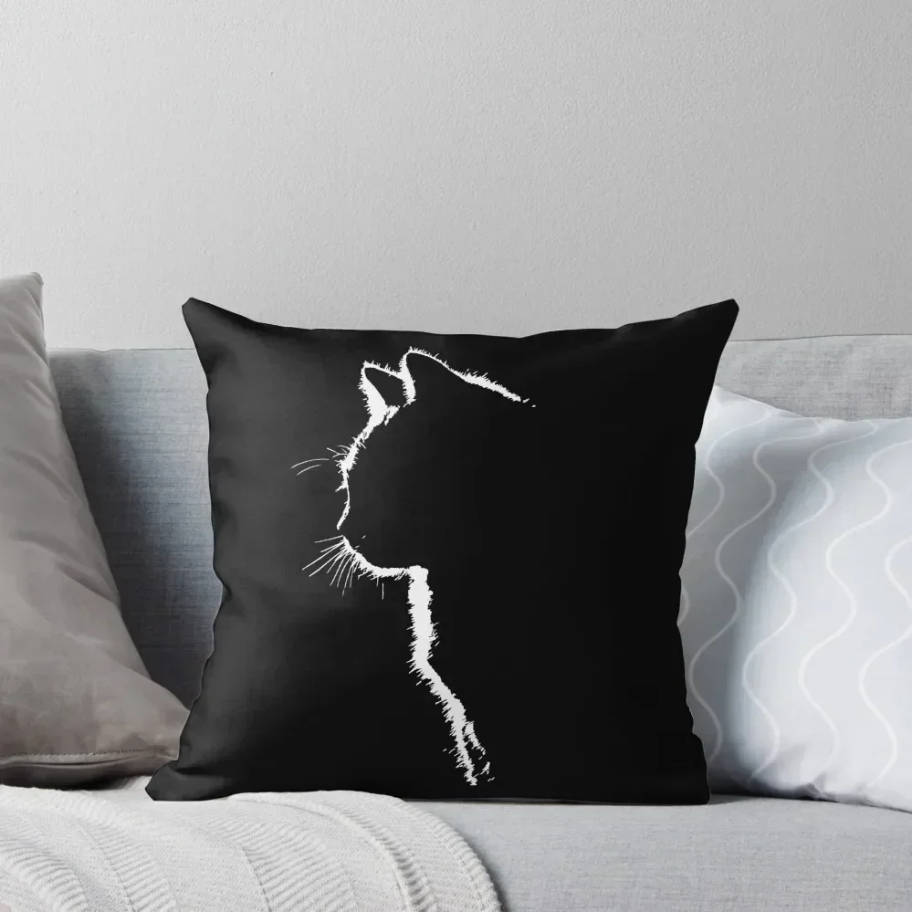 

Cat silhouette Throw Pillow Sitting Cushion Pillow Case Christmas Decorative Sofa Cushion ornamental pillows pillow