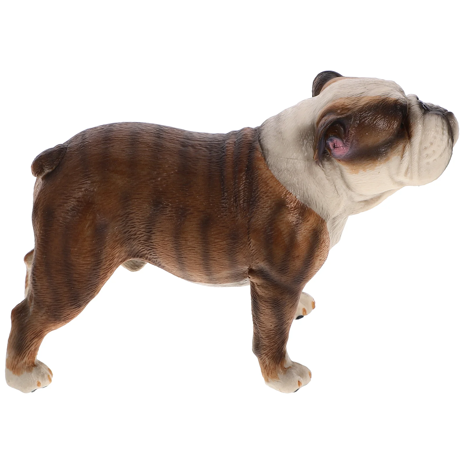 

Bulldog Sculpture Desktop Model Figurine Simulation Artificial Figurines Toy Statue Decorative Child