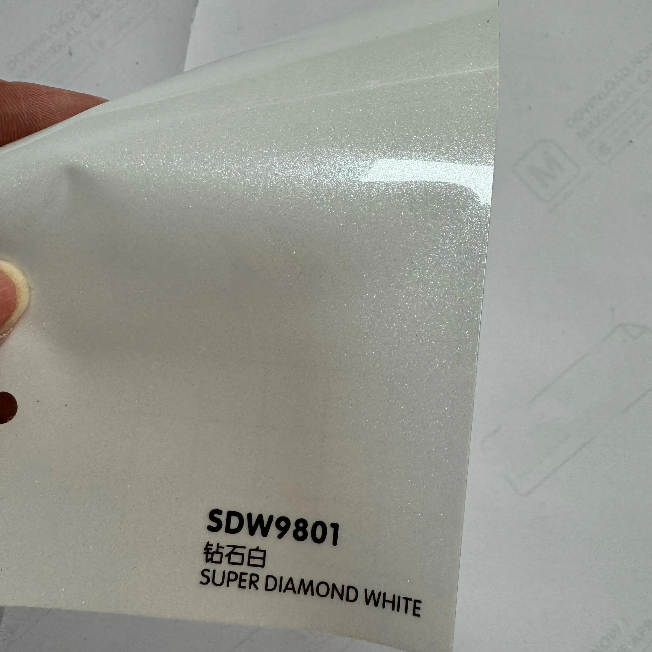 سوبر الماس الأبيض لمعان سيارة التفاف الفينيل PET سيارة فيلم ل كامل سيارة قسط التفاف فيلم فقاعات لاصقة ذاتية شارات السيارات الحرة #6