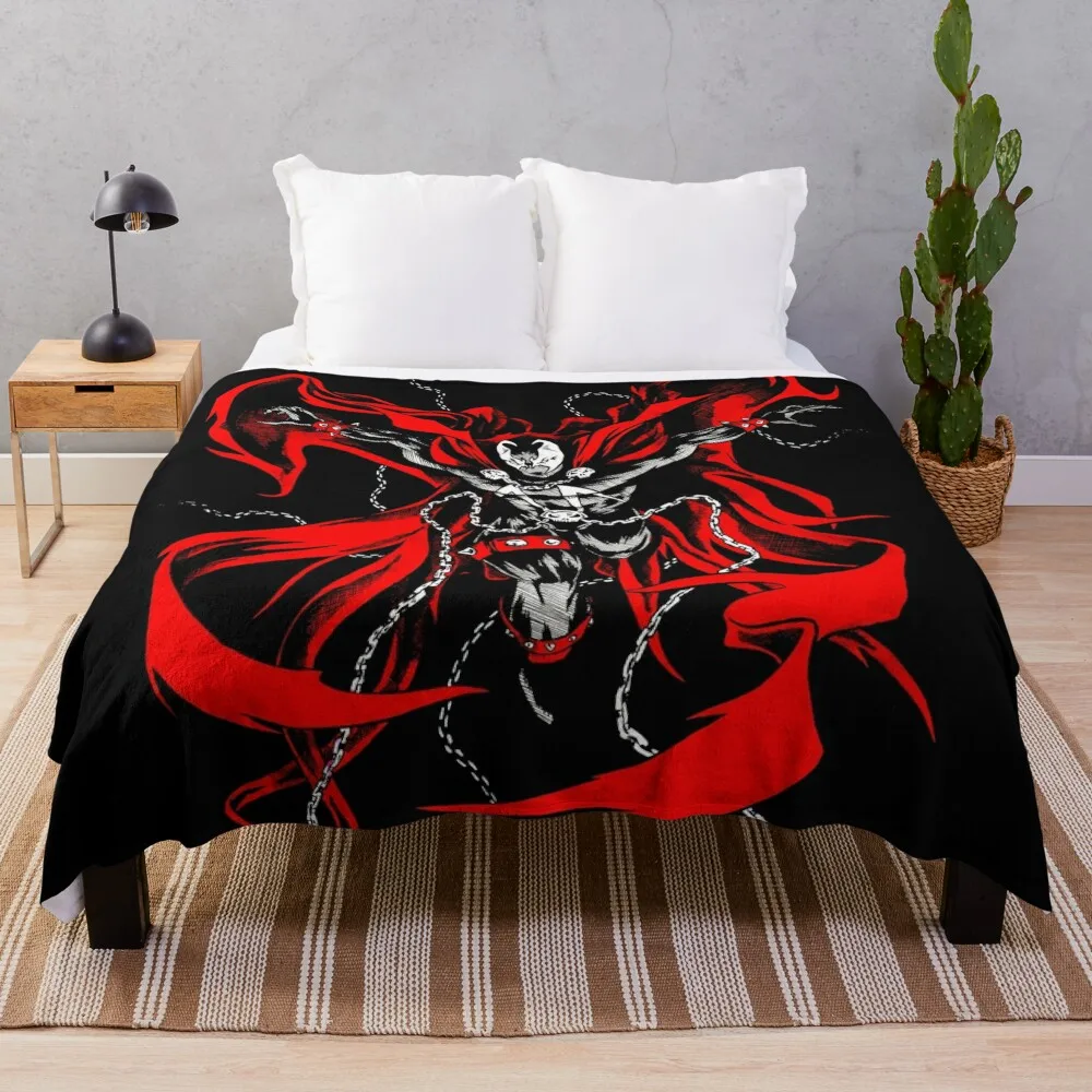 

Hellspawn Throw Blanket Designers Decorative Sofa Multi-Purpose bed plaid Blankets