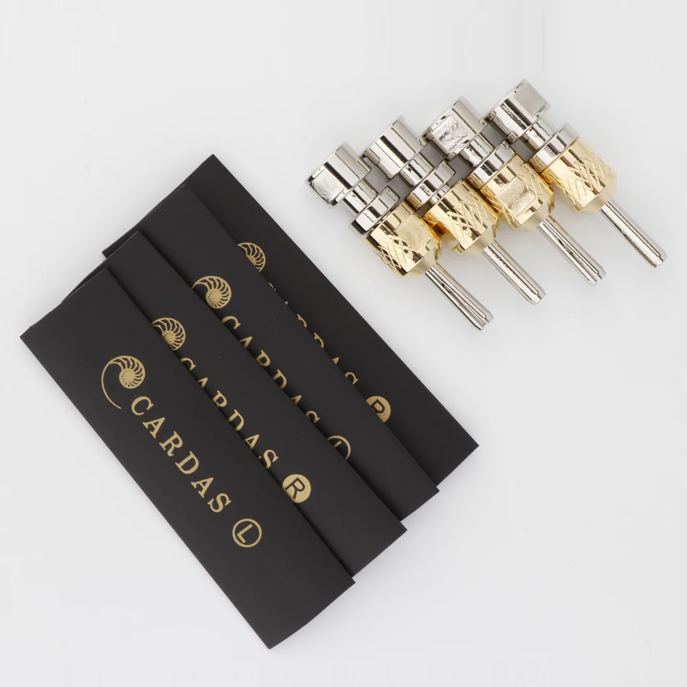 4Pcs BA1481 CAB Banana Plug CAB Locking Binding Post Female Socket Jack Speaker Cables Connector Plug jacks audiophile