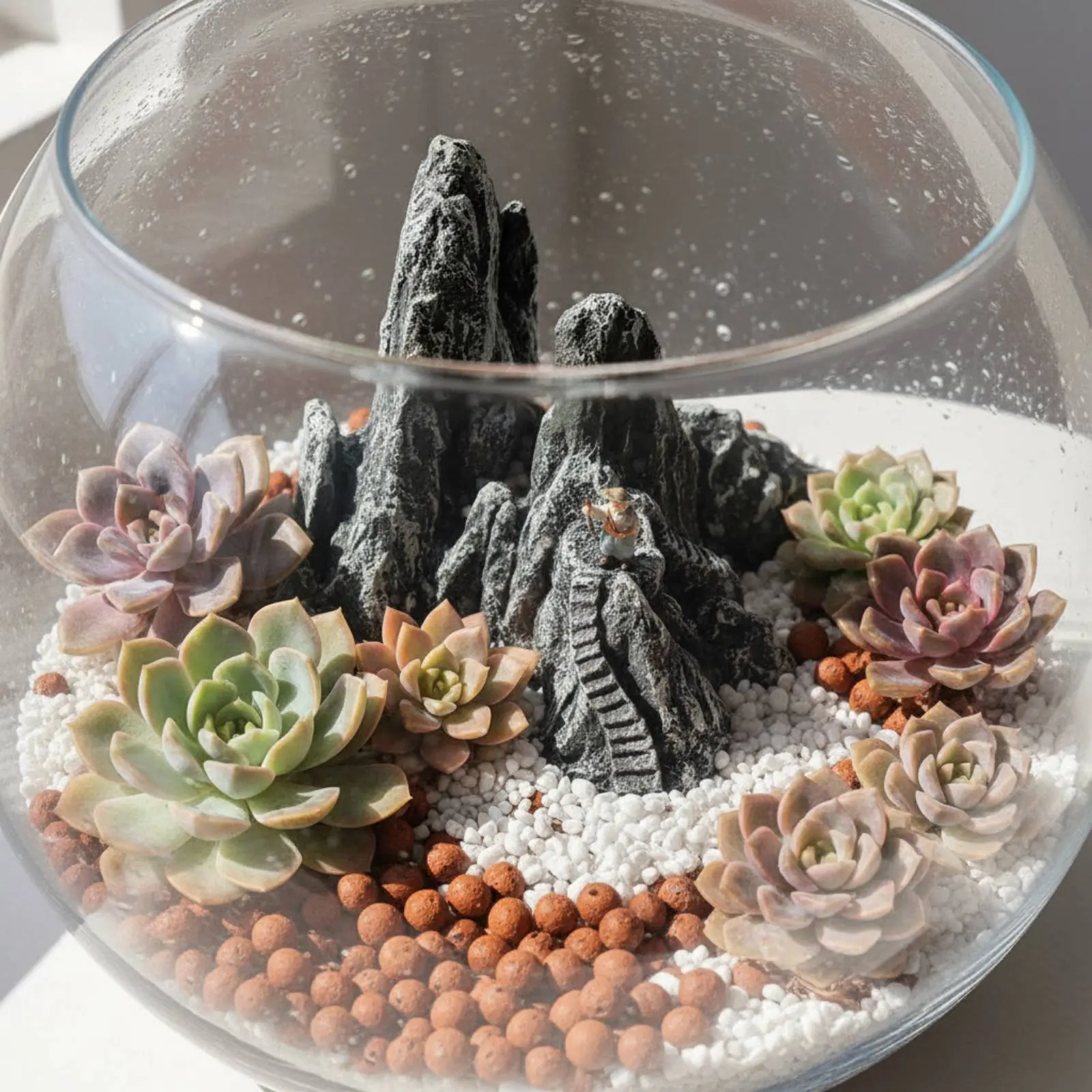 

Aquatic Fishbowl Rock Retreat DIY Scenery Aquatic Fishbowl Rock Decoration Resin Rockery Decoration Realistic Texture
