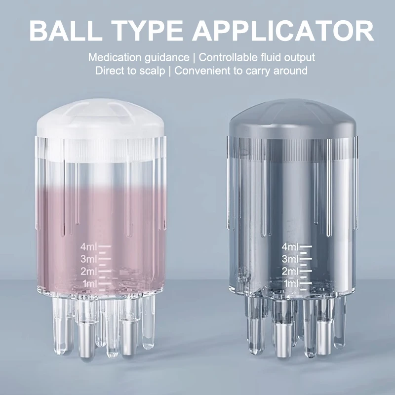 

4/10ML Scalp Applicator Liquid Comb For Hair Scalp Treatment Essential Oil Guiding Massager Comb Hair Growth Serum Oil Apply