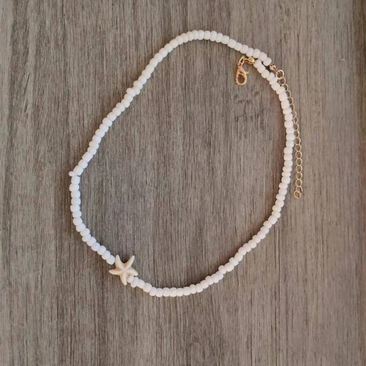 Tidepool Starfish Necklace, Beach Boho Jewelry Gift