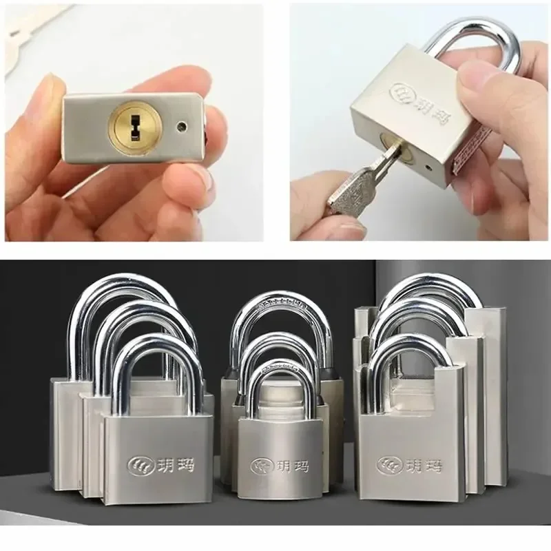 Outdoor special 304 stainless steel padlock  Waterproof,Anti-theft lock core For outdoor Communications  electric power shipping