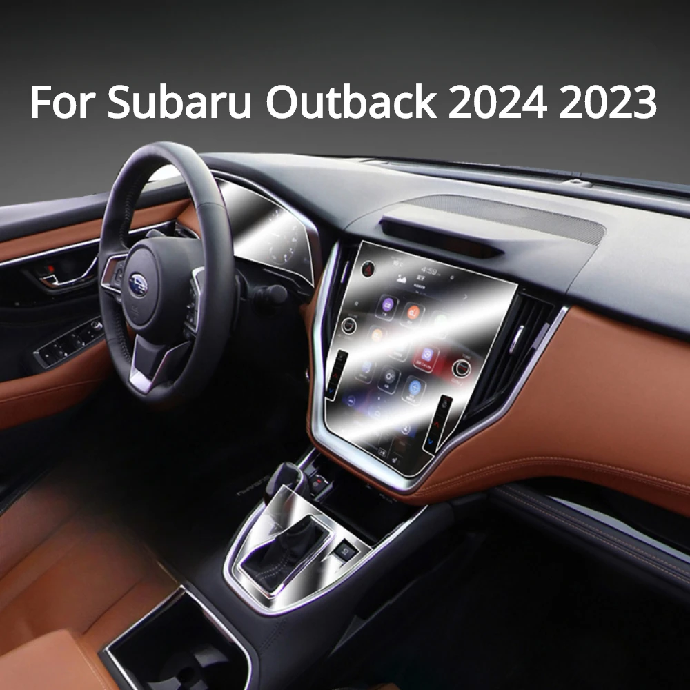 Для Subaru Outback 2024 2023, аксессуары для салона автомобиля, прозрачная пленка из ТПУ, панель переключения передач, центральная консоль, наклейка против царапин