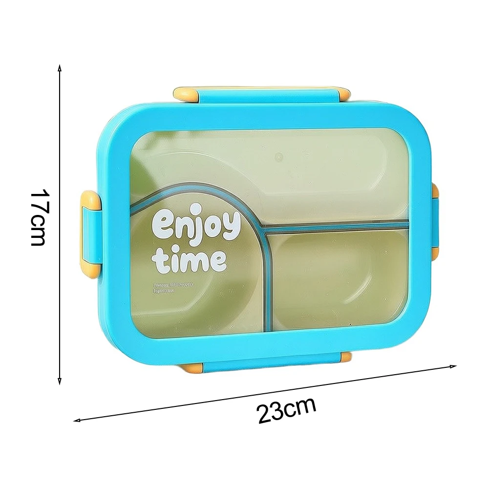 Stainless Steel Bento/Box 3 Compartment Leak-Proof Lunch Container For School Work Travel Reusable Dishwasher Safe Meal Prep Kit