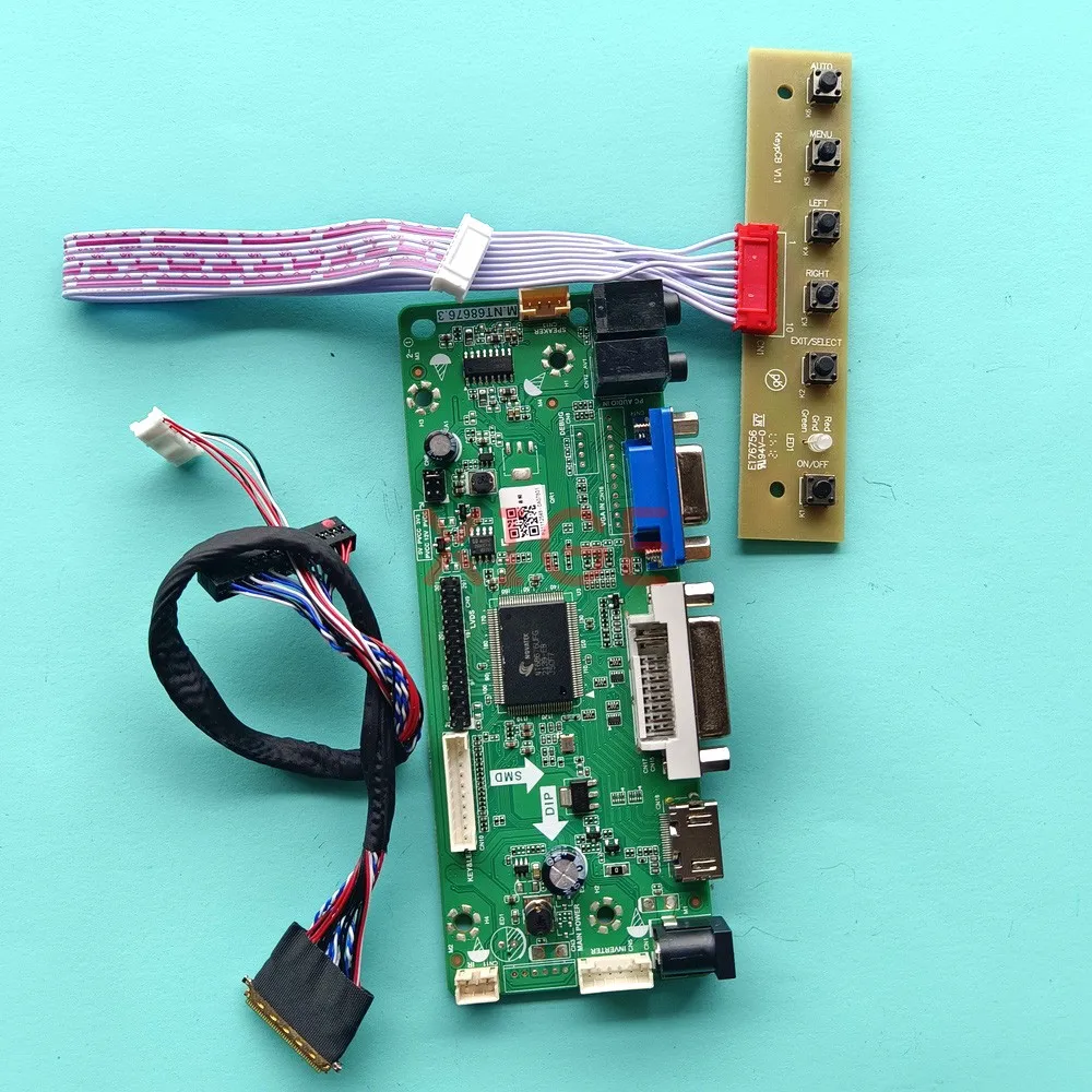 

Driver Controller Board For LTN156HT01-101/201/B01 Kit DIY HDMI-Compatible 40-Pin LVDS 15.6" 1920x1080 Laptop Screen VGA DVI