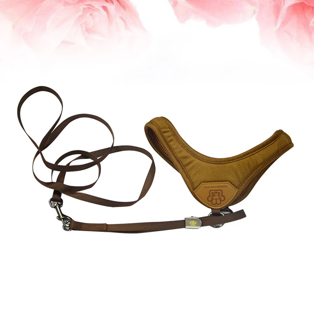 

Pet Harness Dog Chest Strap Frosted Coffee Size S Comfortable Practical Pull Rope Pet Supplies Dog Pulling Strap