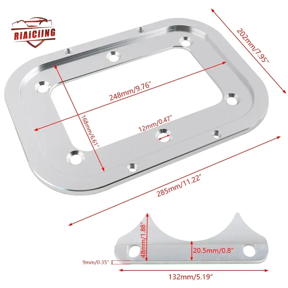 علبة حامل نقل البطارية/حامل دعامة تثبيت لأوبتيما D34 34/78 أحجام البطارية علبة بطارية البليت قطع غيار السيارات باللون الفضي #2