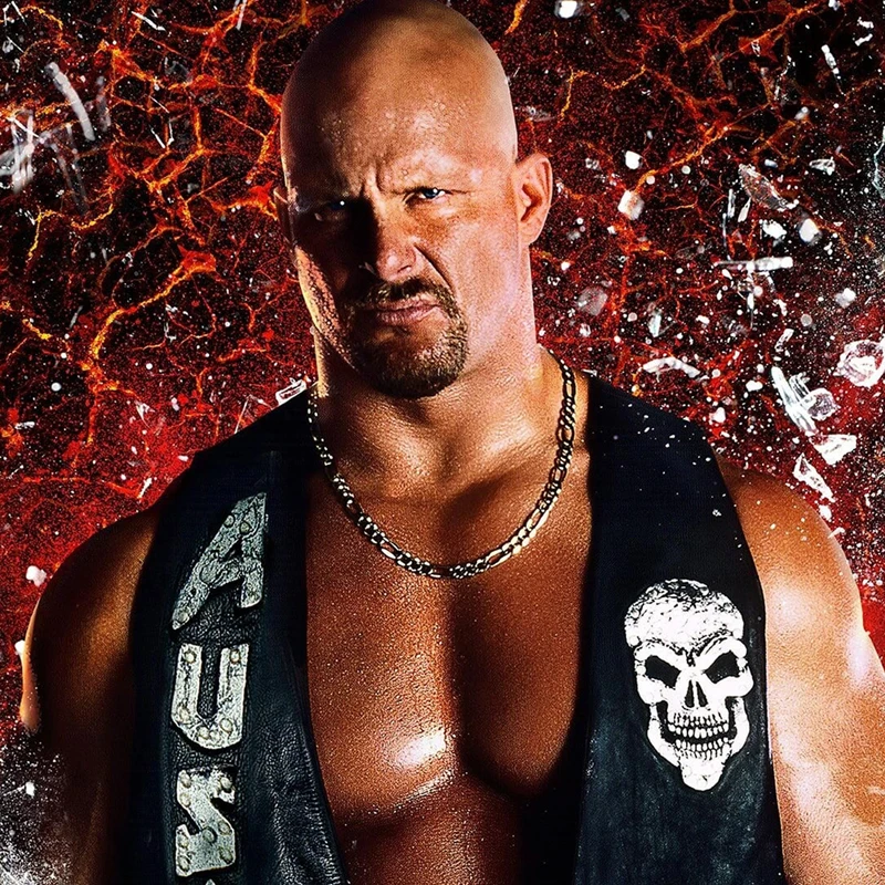 Stone cold steve austin wrestling magnetic sticker for car motorcycle refrigerator computer case decorative fan accessory