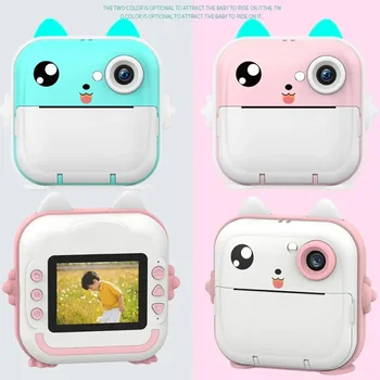 Photographyt printing photo kids camera for digital children instant camera Mini thermal printer Video educational toys gift Photographyt printing photo kids camera for digital children instant camera Mini thermal printer Video educational toys gift