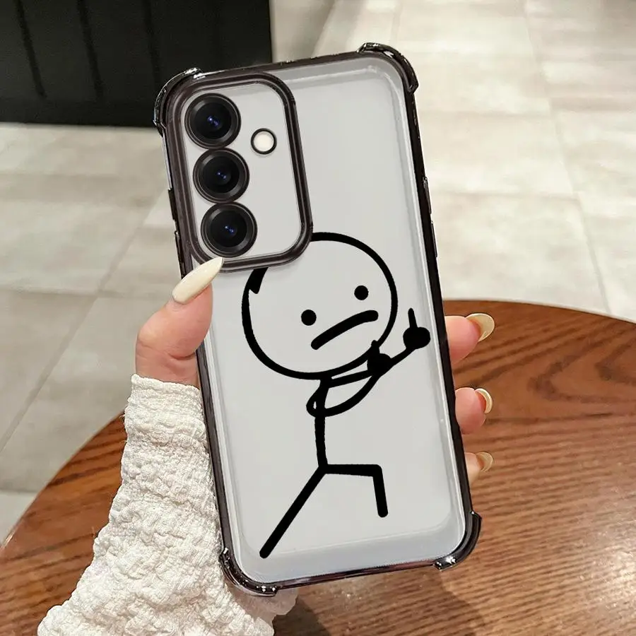 حافظة لهاتف سامسونج جالاكسي A52 A17 A15 A13 A25 A16 A26 A24 A35 A36 A33 A21s غطاء ناعم