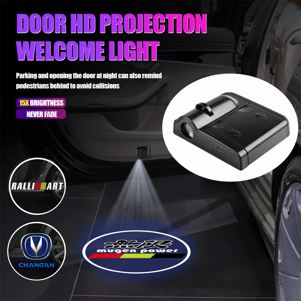 Car Door LED Welcome Light Wireless Laser Projector Magnetic Welcome Light For Volkswagen VW GOLF Polo JETTA GTI Car Accessories