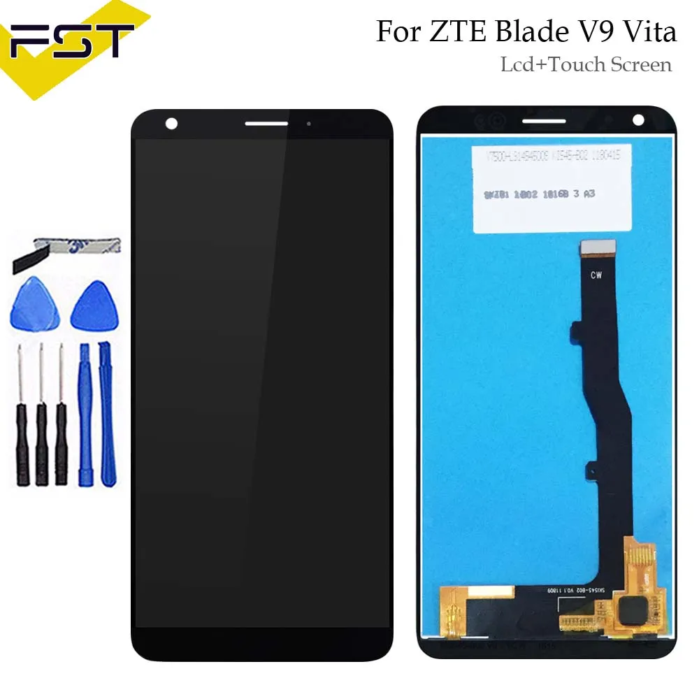 For ZTE Blade V9 V0900 V9 Vita V0920 LCD Display with Touch Screen Digitizer Assembly For ZTE V9 V9 Vita Lcd Spare Parts+Tools