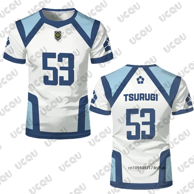 2026 جديد الأزرق قفل جيرسي ناجي Seishiro موحدة أنيمي تأثيري ثلاثية الأبعاد طباعة تي شيرت رجالي كرة القدم جيرسي الرياضة تيز عادية أطفال