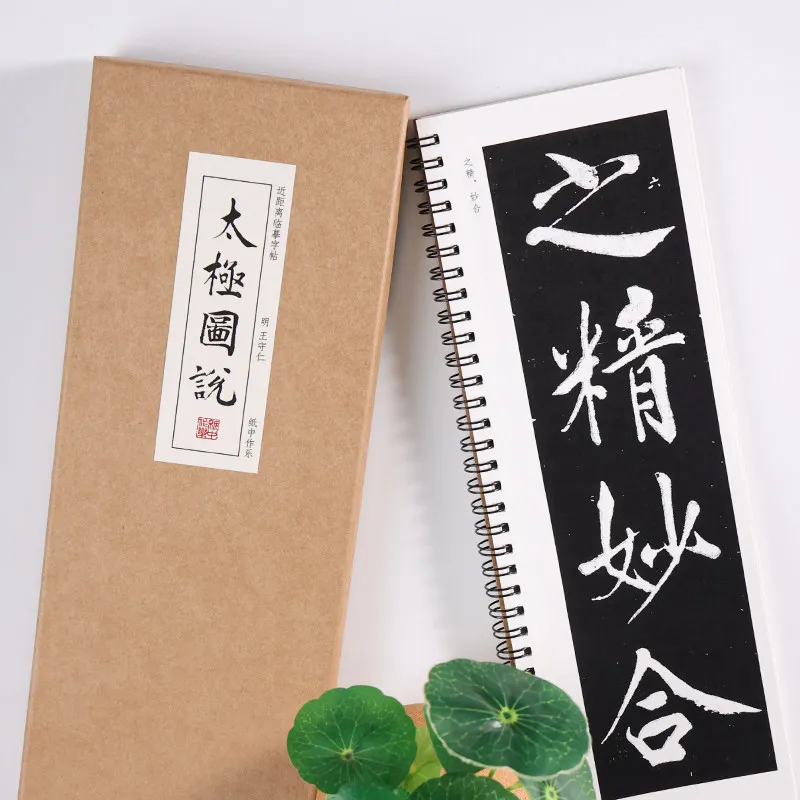 Running Script Brush Pen Wang Yangming Calligraphy Copybook cards Chinese Character Calligraphy Tracing Writing Book Loose-leaf
