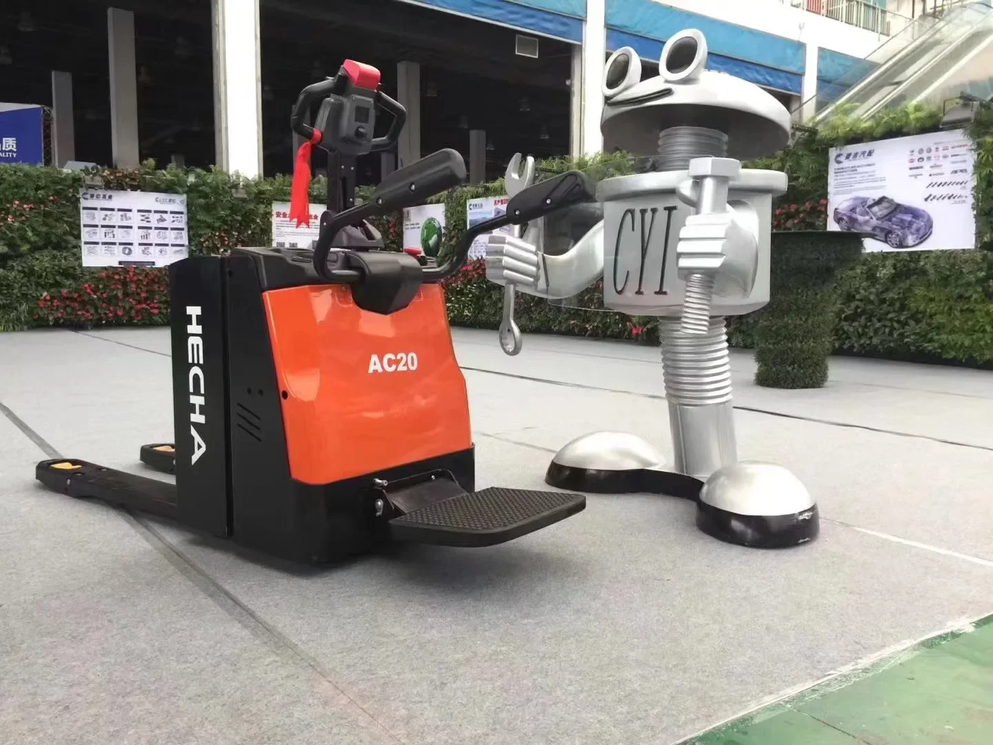 Caminhão de pálete hidráulico elétrico, Rider-Type, 1.5Ton