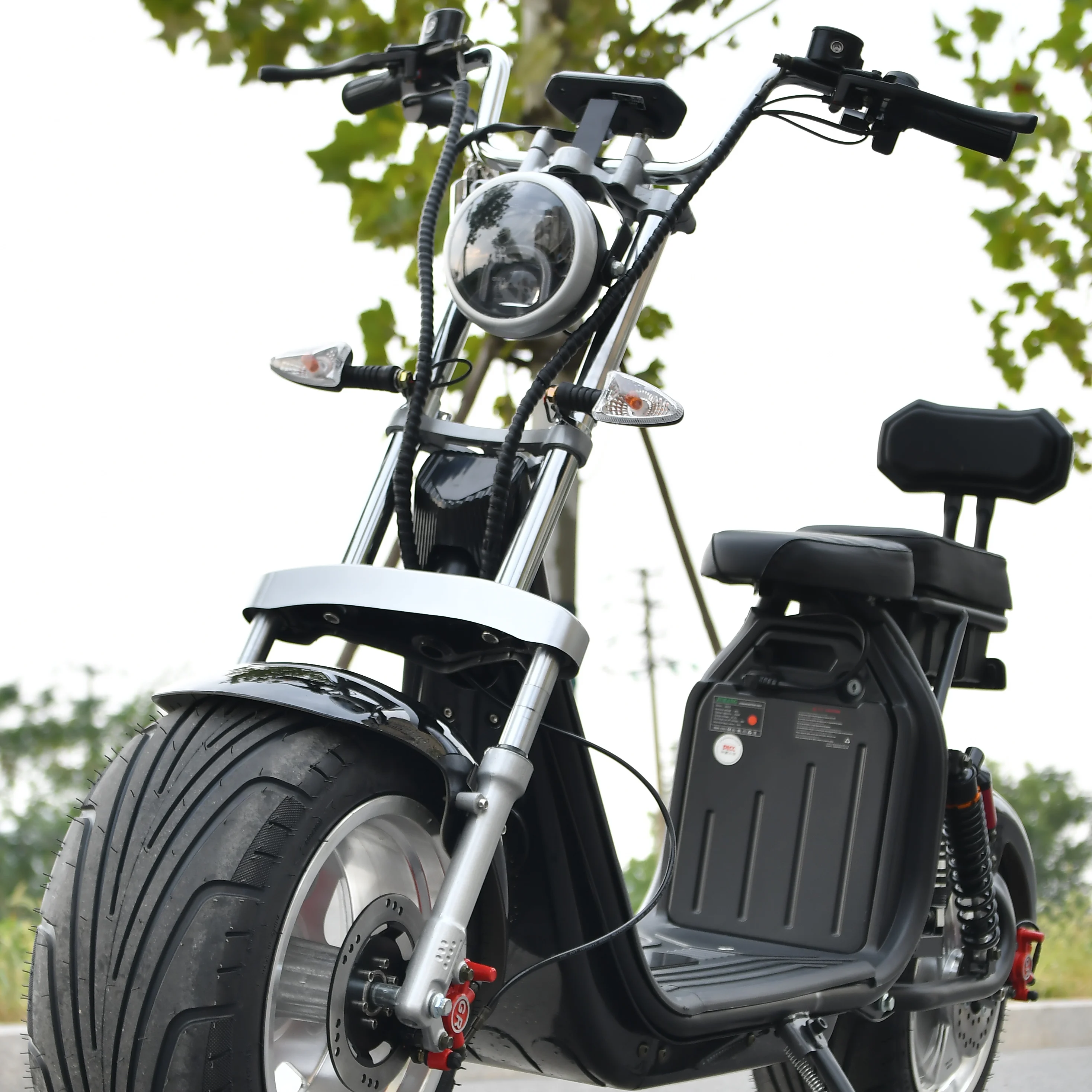 Adult electric motorcycle 4000W Powerful Motor Max Speed 70-80KM/H 60V20AH Battery Charging Mileage 35-50KM Citycoco Scooter